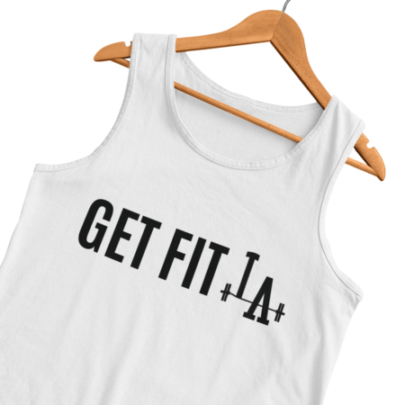 "Get Fit LA" Tank  - White