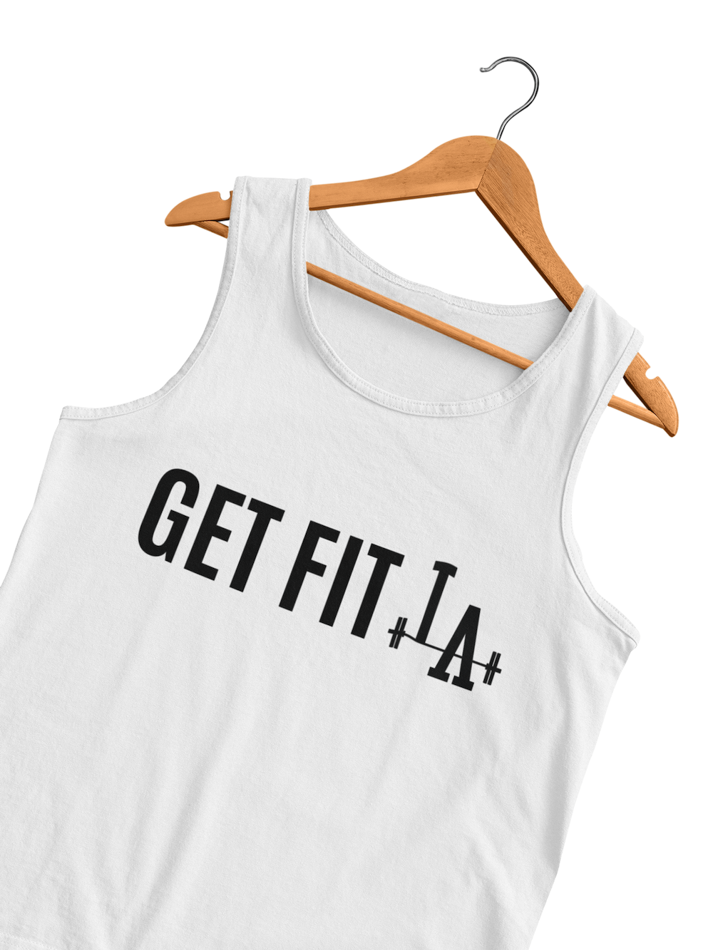 "Get Fit LA" Tank  - White