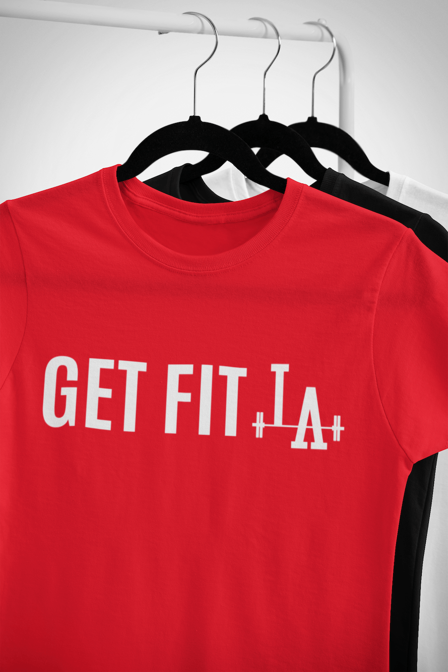 “Get Fit LA” T-Shirt - Red